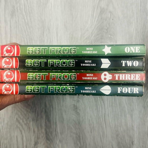 Tokyopop Other - Sgt Frog Vol 1 2 3 4 Manga Lot Tokyopop Mine Yoshizaki Teen Comedy Paperbacks